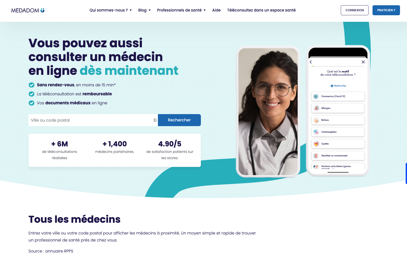 Illustration du projet Medadom - Annuaire