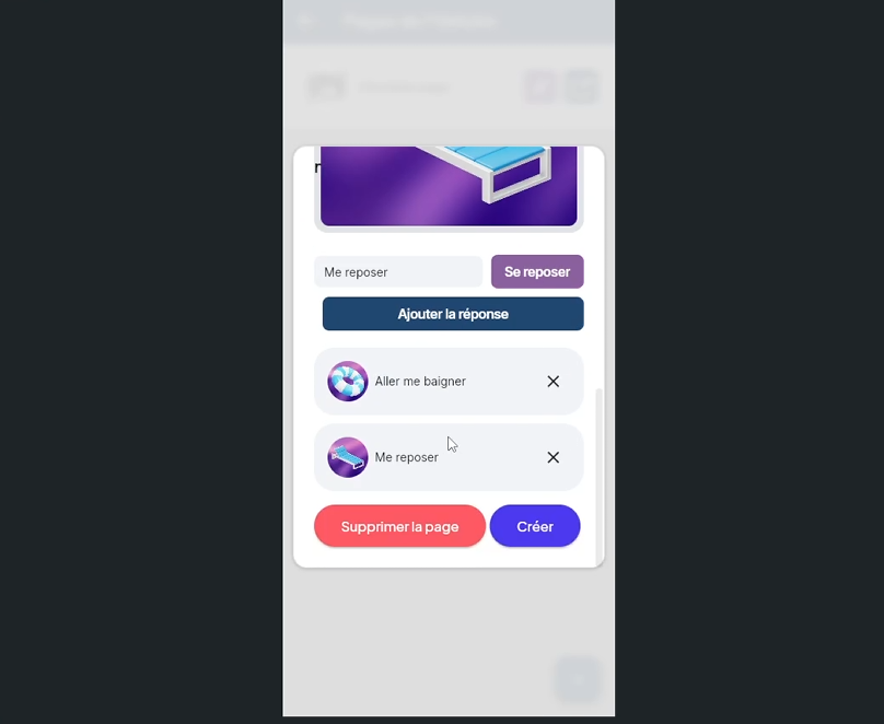 Illustration du projet Application d'histoire interactive
