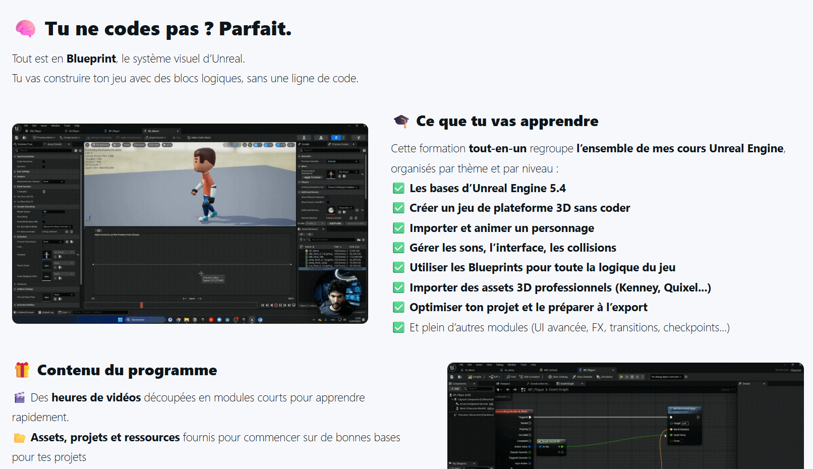 Illustration du projet Site de formations de développement
