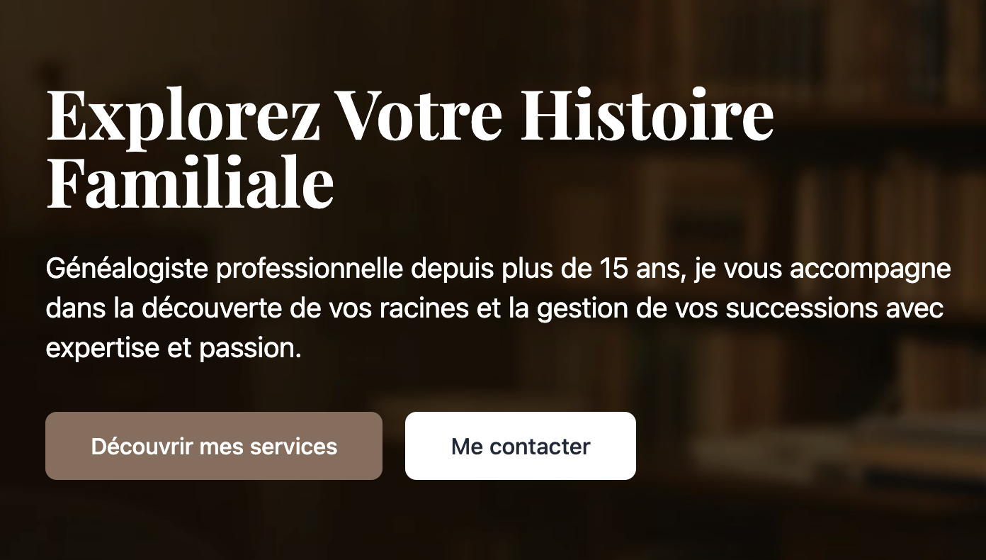 Illustration du projet Services professionnels de généalogie et gestion de successions