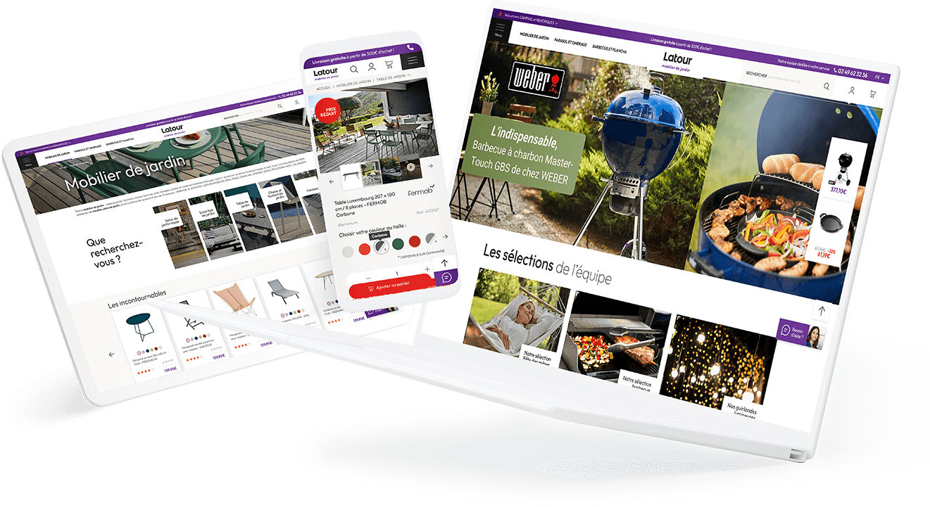 Illustration du projet Refonte sites e-commerce pour le Groupe Latour