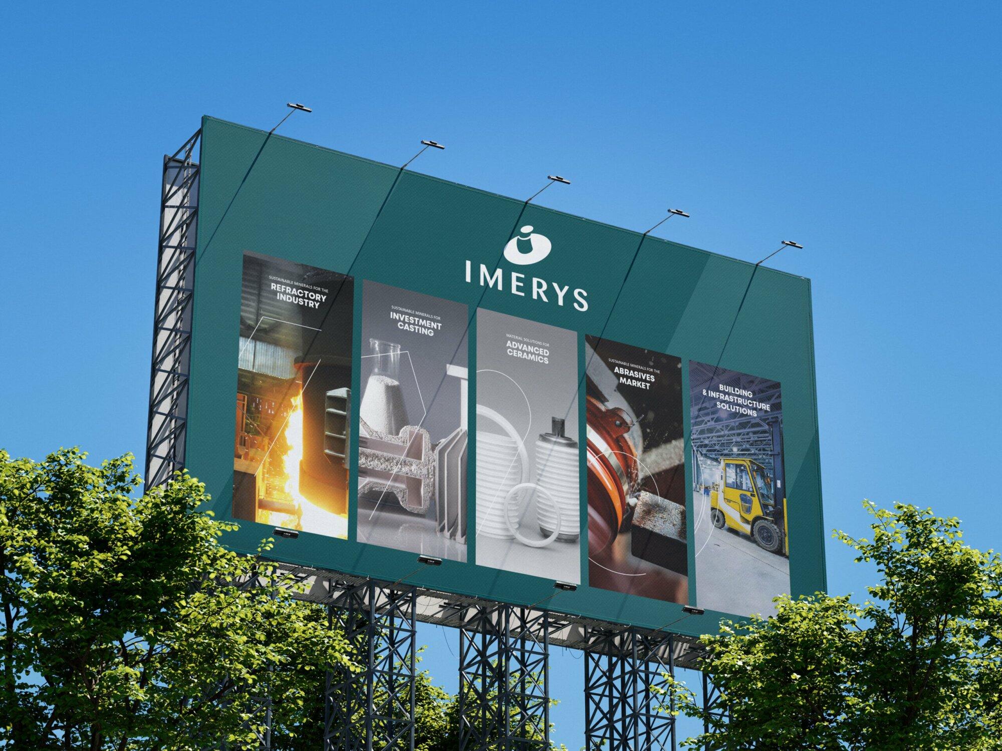 Illustration du projet Imerys - Branding et conception de print, stands, motion design