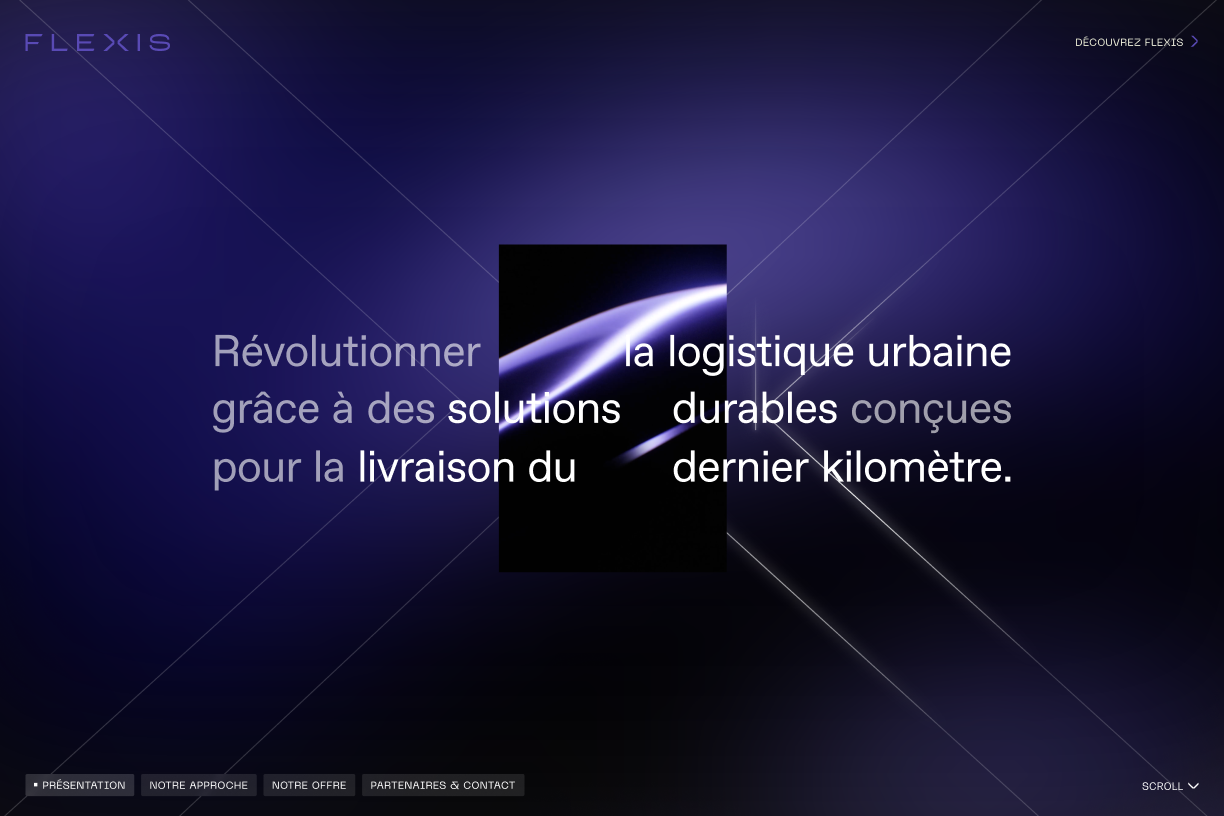 Illustration du projet Refonte du site de Flexis (Renault / Volvo / CMA CGM)