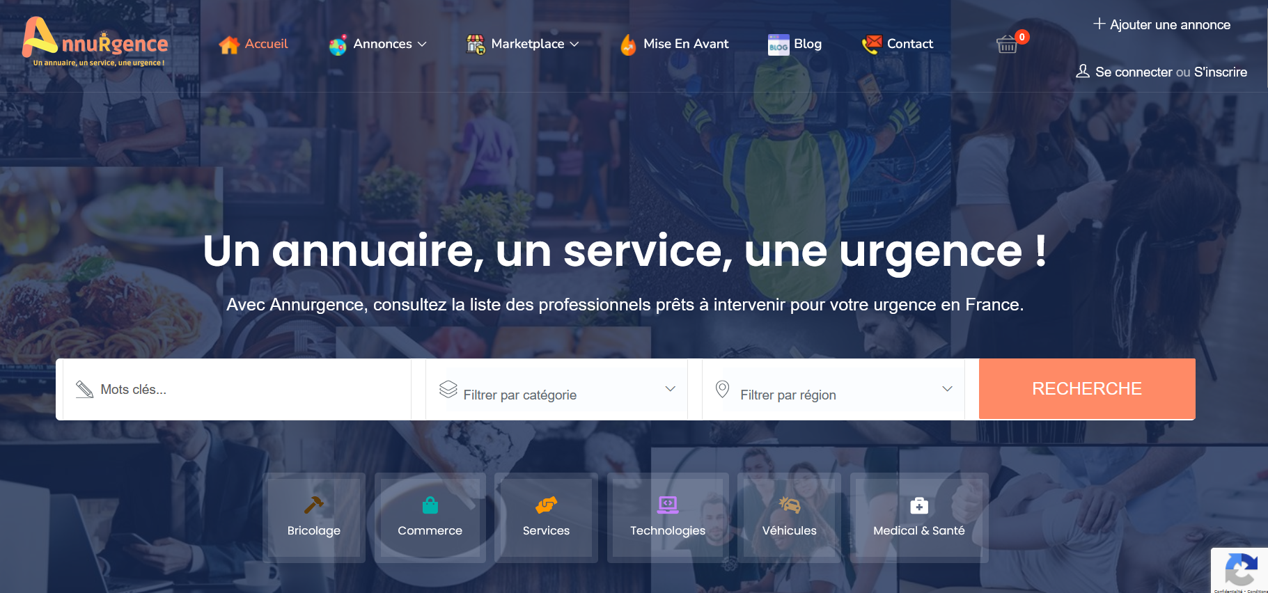 Illustration du projet Annurgence - Annuaire Professionnel d'Urgence