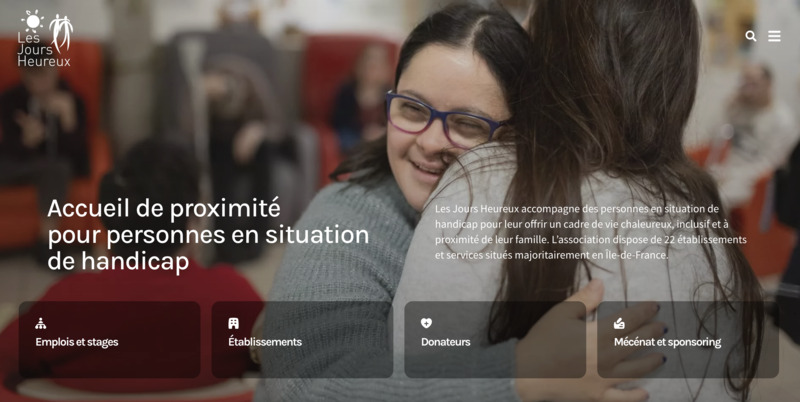 Illustration du projet Refonte éditoriale, graphique et technique site Internet association Les Jours Heureux
