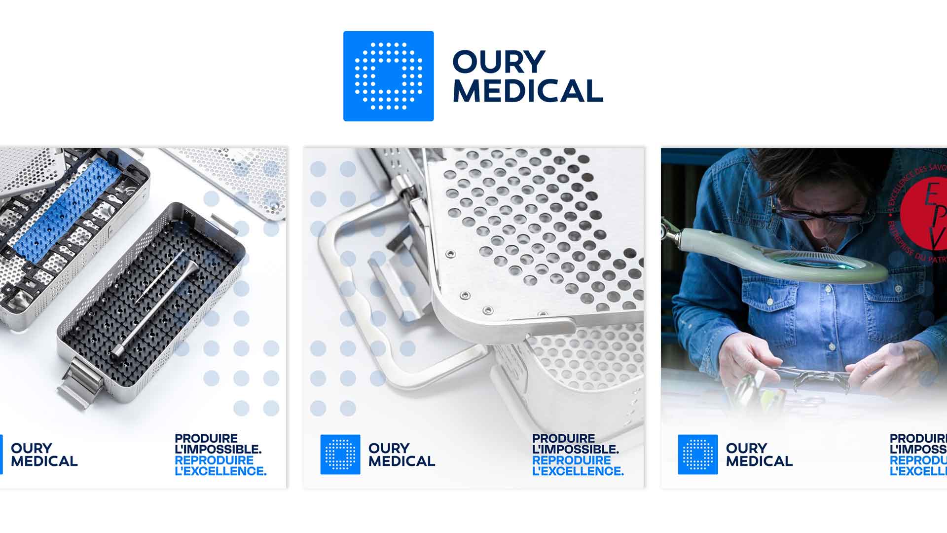 Illustration du projet Oury Medical travaille son image et sa notoriété avec JOUR J