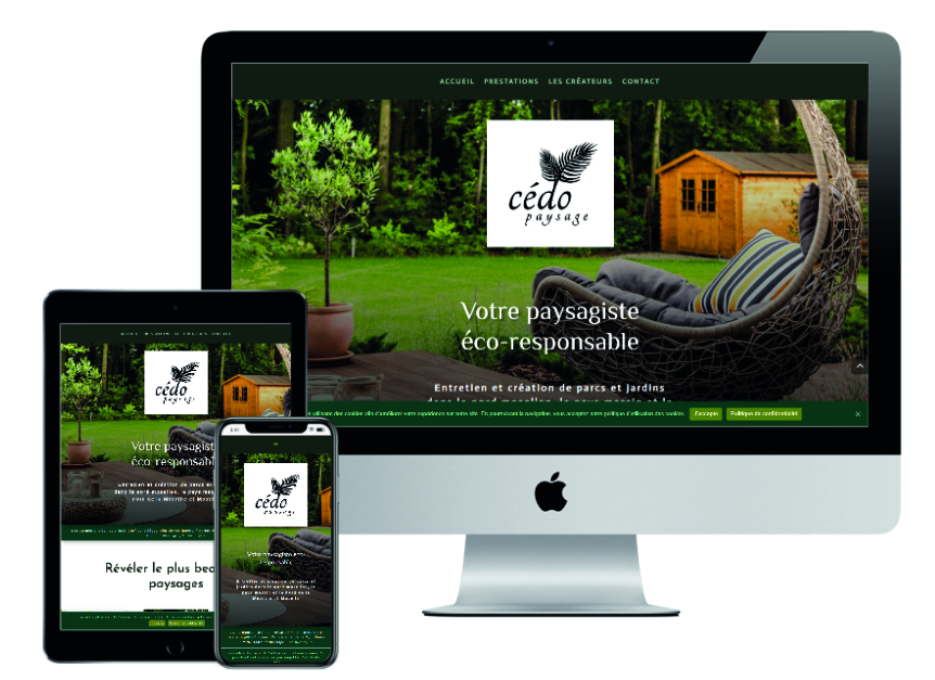 Illustration du projet Site internet de présentation pour un paysagiste éco-responsable
