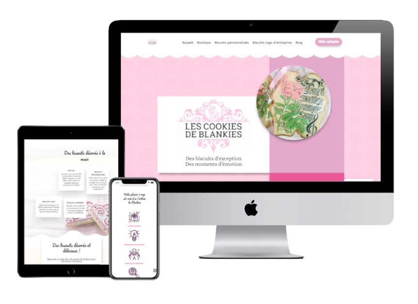 Illustration du projet Création et gestion d'une boutique en ligne artisanale de biscuits décorés