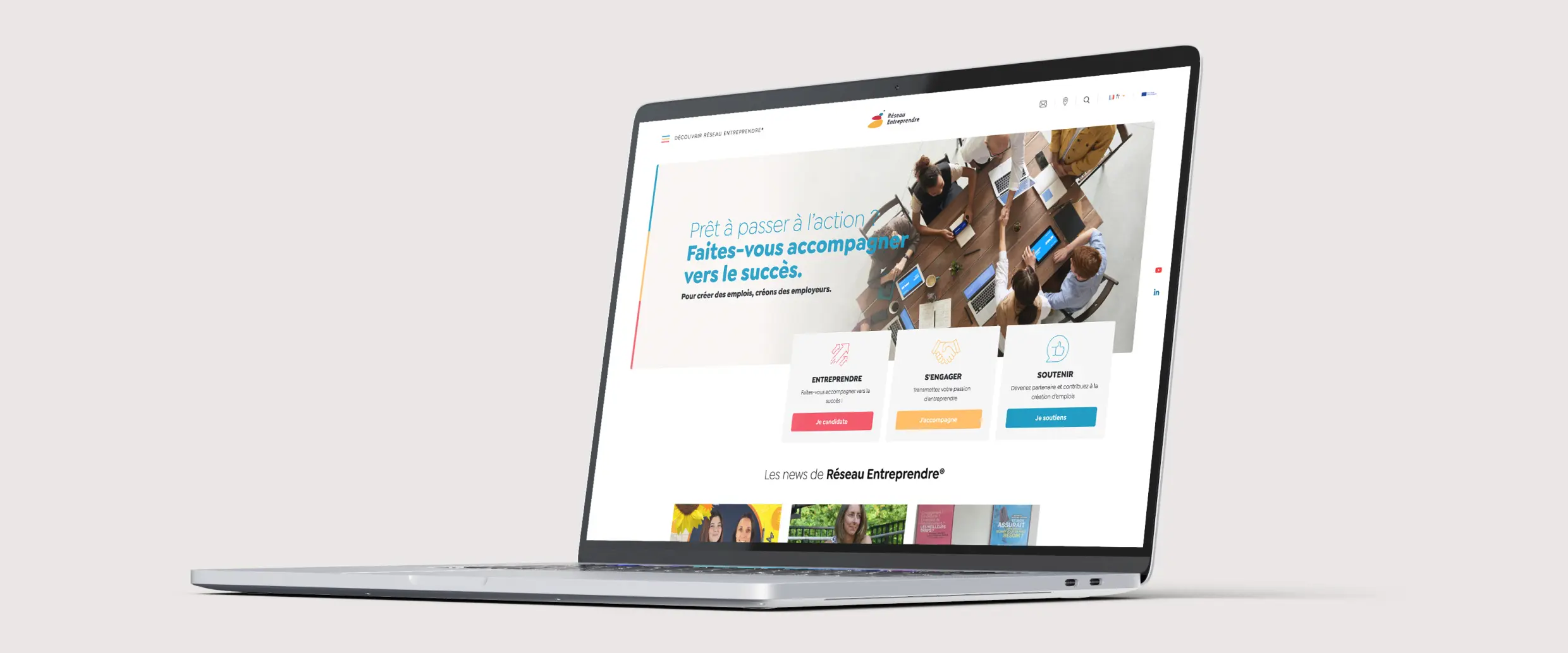 Illustration du projet Création du site de la Fédération et du multisite des Associations