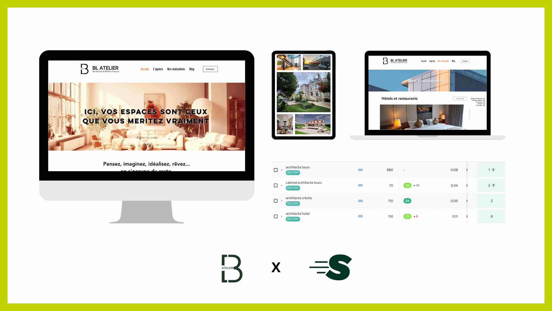 Illustration du projet 1ère page de Google en 30 jours