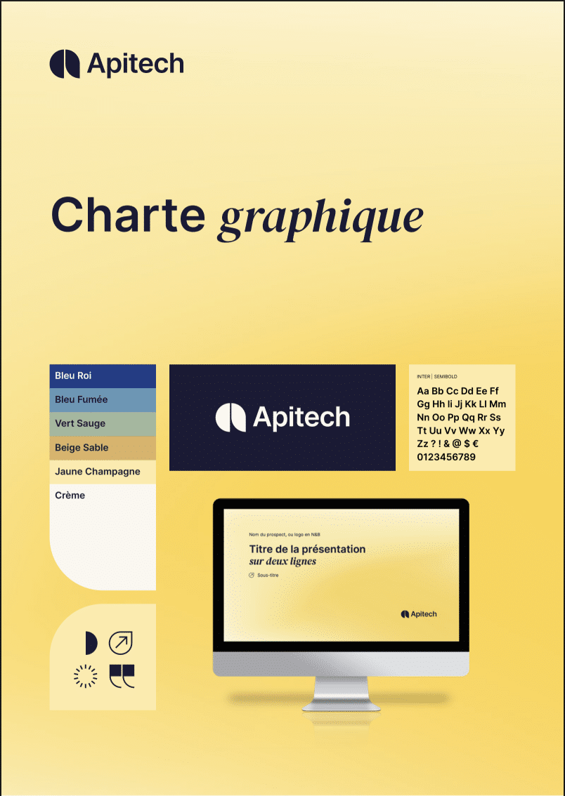 Illustration du projet Structuration et affirmation de l’identité visuelle d’Apitech