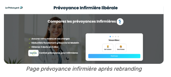 Illustration du projet Rebranding Le Prévoyant