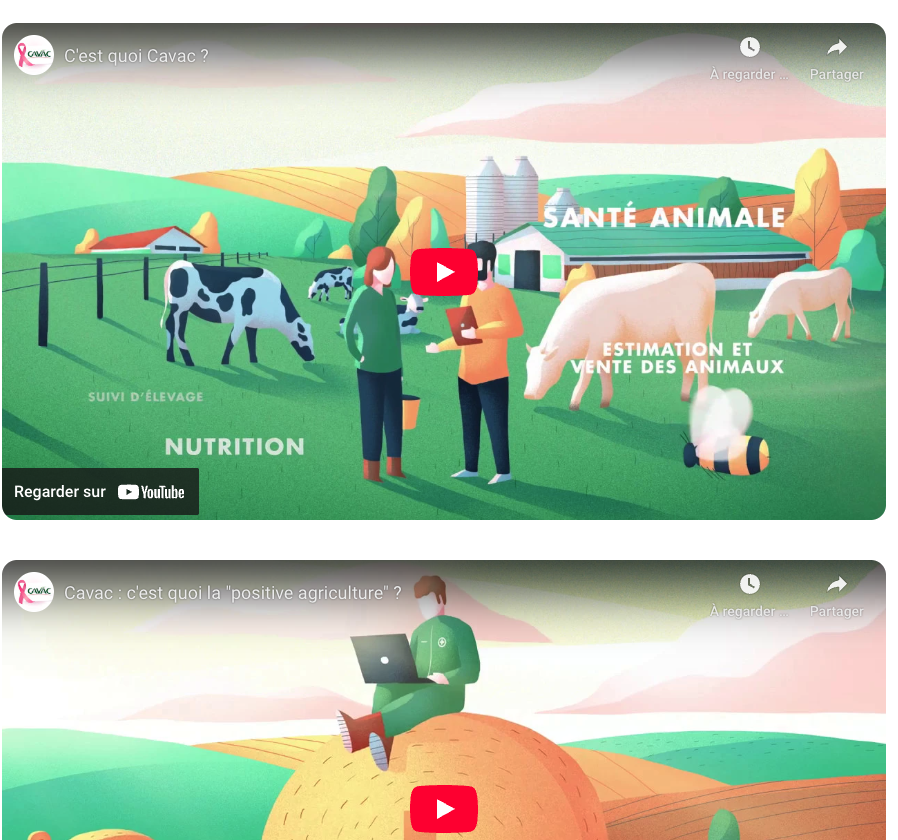 Illustration du projet Les motion design de Cavac