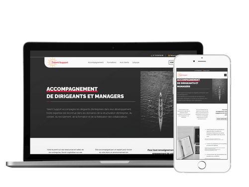 Illustration du projet Site web one-page