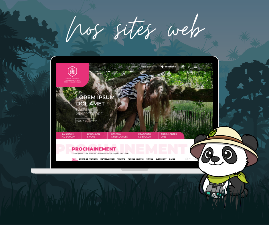 Illustration du projet Création de site web pour Le Boulon