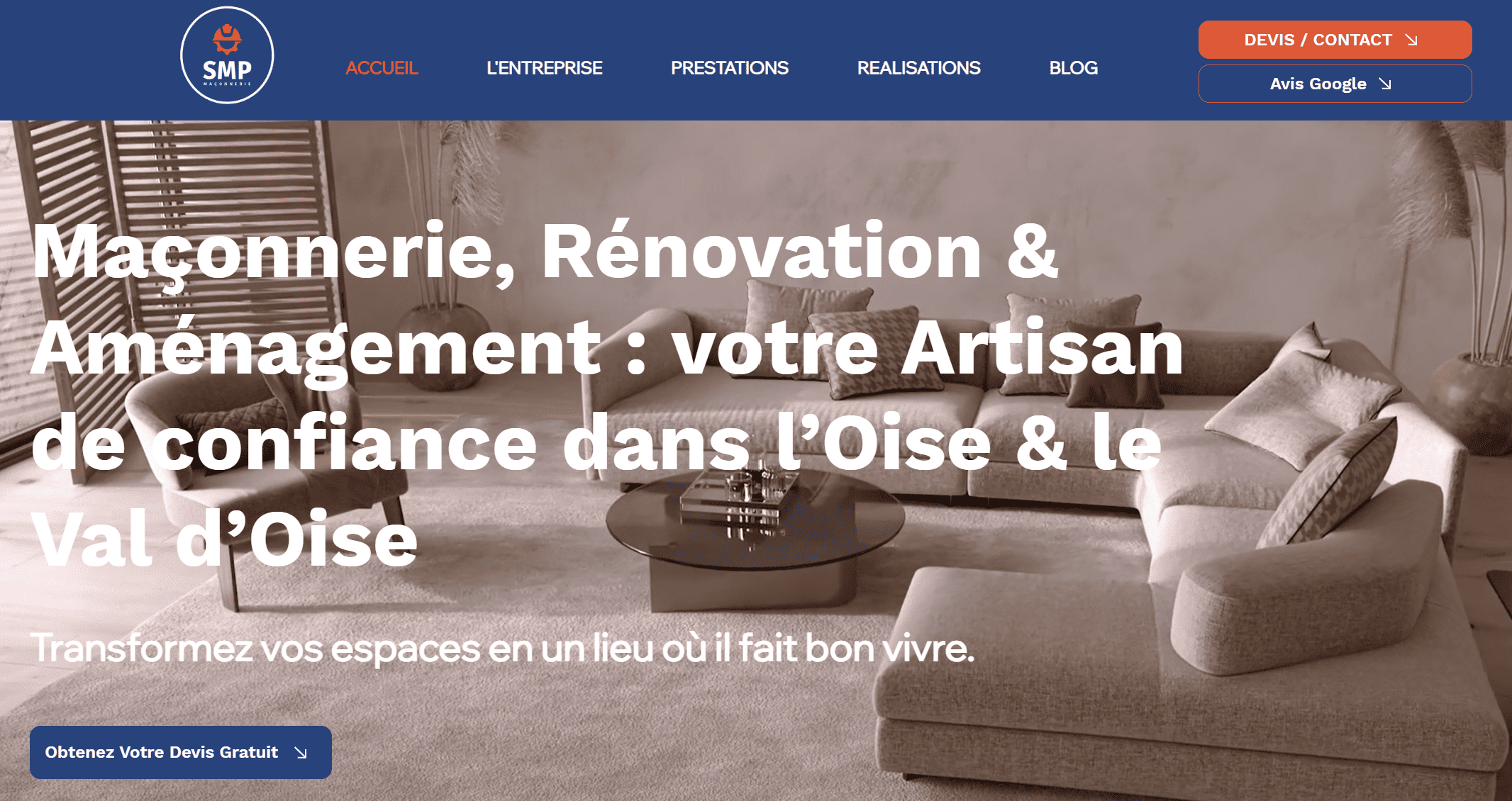 Illustration du projet Création site web complet : développement, contenus, référencement naturel (seo)