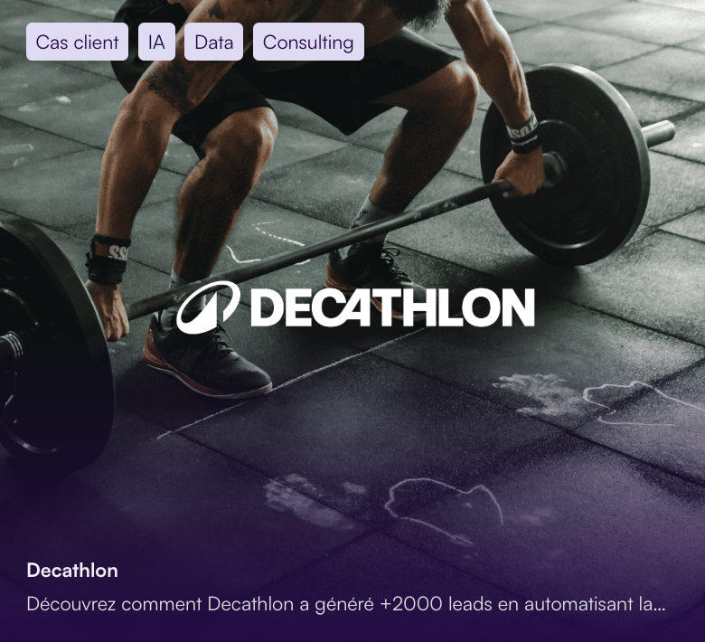 Illustration du projet Comment Decathlon Marketplace a transformé sa prospection commerciale avec l’IA