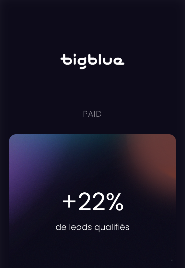 Illustration du projet Plus 22% de leads qualifiés