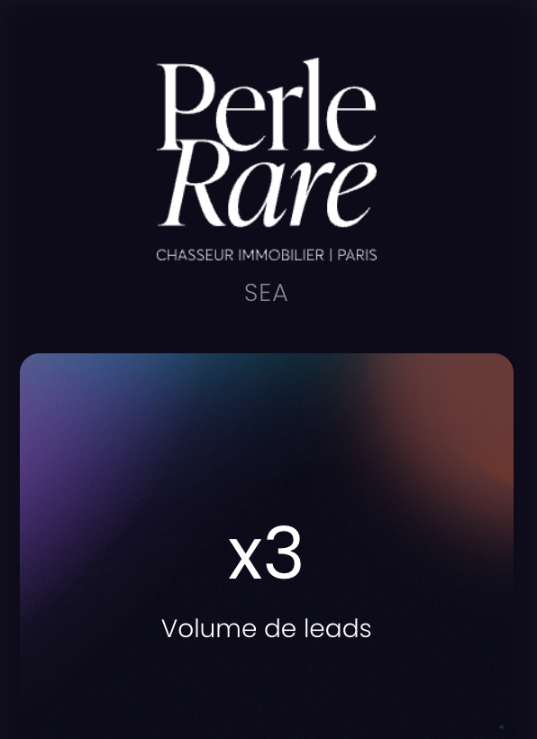 Illustration du projet X3 en volume de leads