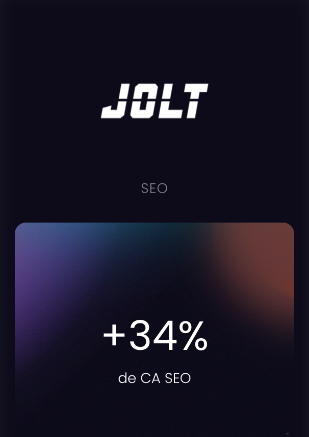 Illustration du projet Plus de 34% de CA grâce au SEO