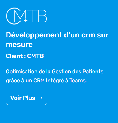 Illustration du projet Développement d'un CRM sur mesure