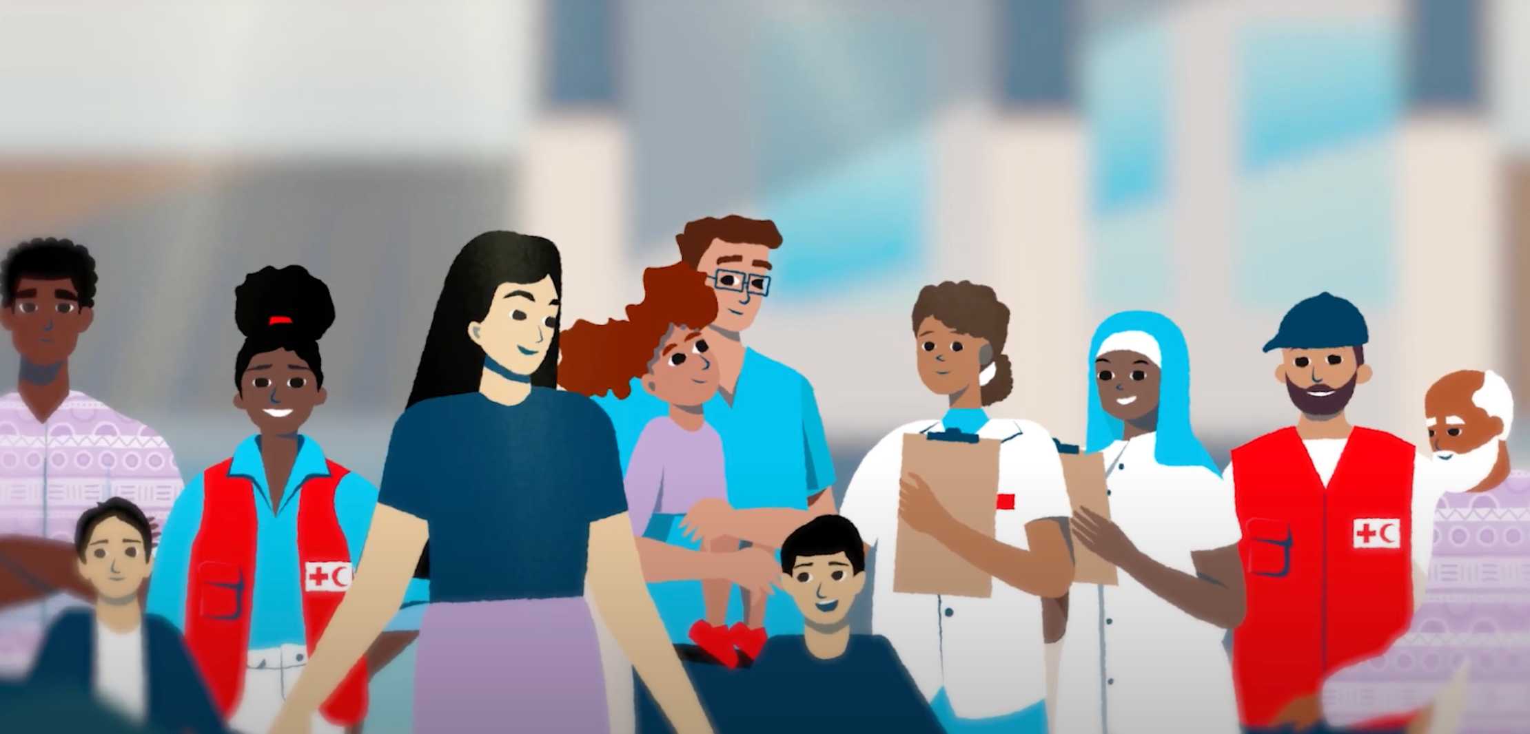 Illustration du projet Motion design riposte pour Croix Rouge