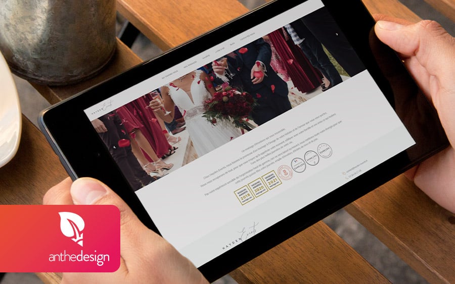 Illustration du projet Création du site vitrine Hayden Events