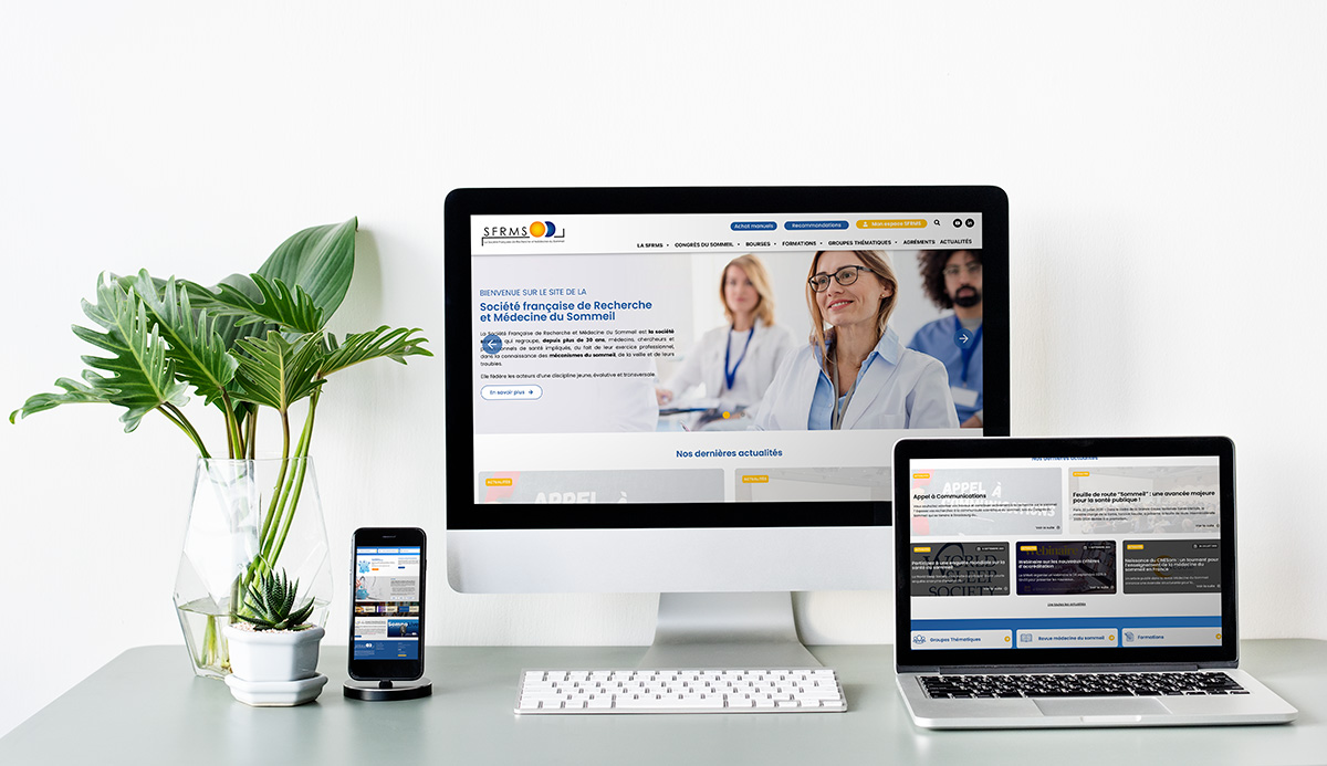 Illustration du projet Refonte site internet - SFRMS