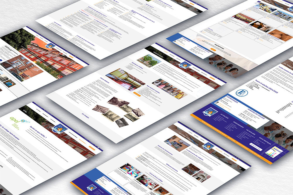 Illustration du projet Identité et site internet - Collège Saint-Exupéry Roubaix