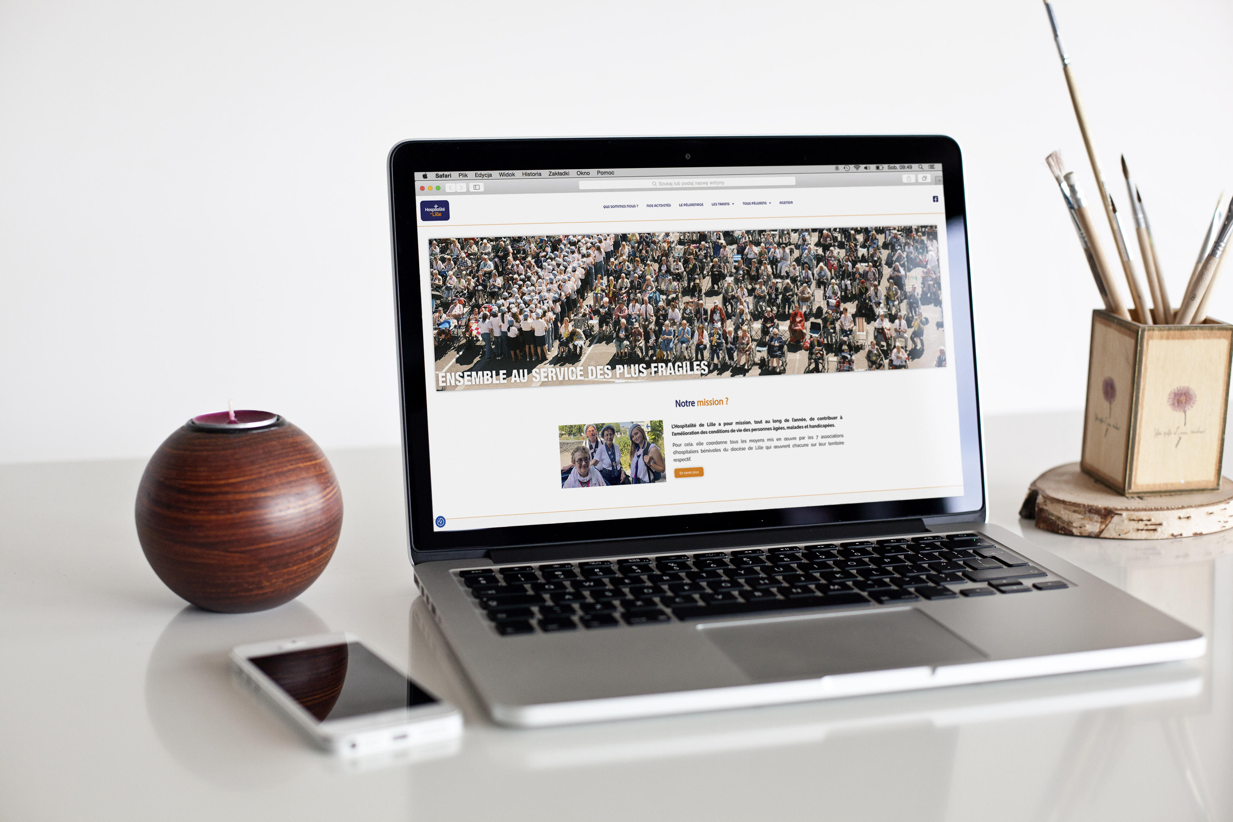 Illustration du projet Refonte site internet - Hospitalité de Lille