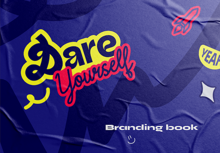 Illustration du projet Hyperealist x Dare Yourself : Création de marque pour une offre de coaching vitaminée