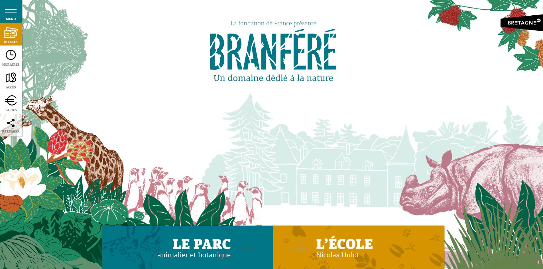 Illustration du projet Refonte de l’écosystème digital du Domaine de Branféré