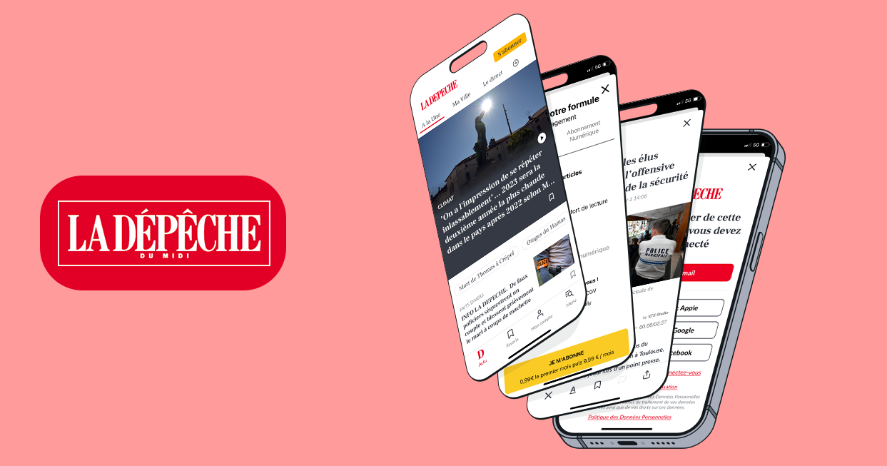 Illustration du projet Refonte des applications mobiles La Dépêche du Midi