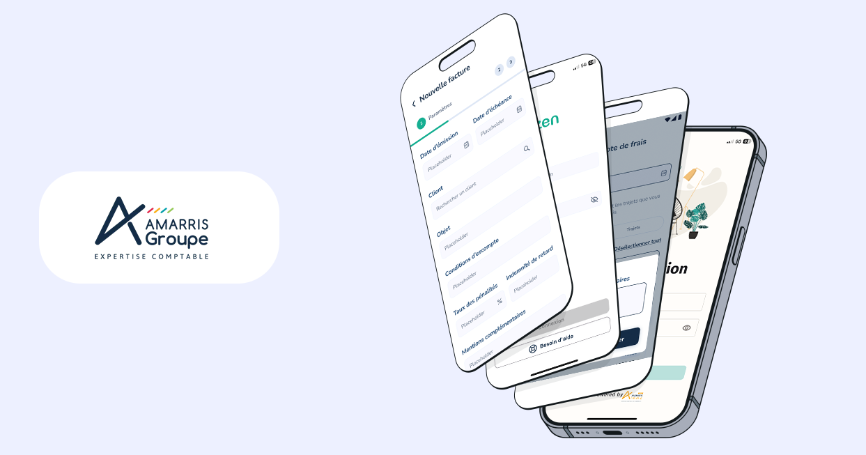 Illustration du projet Développement des applications mobiles Fizen & Amarris Immo