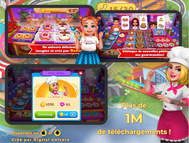 Illustration du projet L’atelier de Roxane - Le Jeu (1M+ Téléchargement)