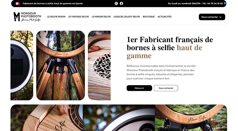Illustration du projet Monsieur PhotoBooth
