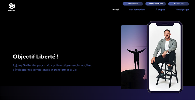 Illustration du projet Programme de formation à l'investissement immobilier en ligne
