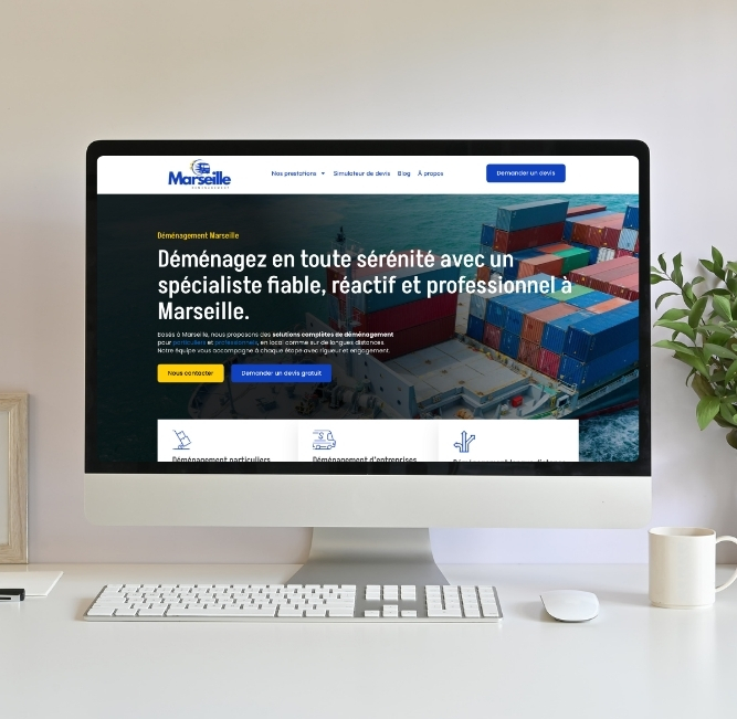 Illustration du projet Création site vitrine + référencement SEO