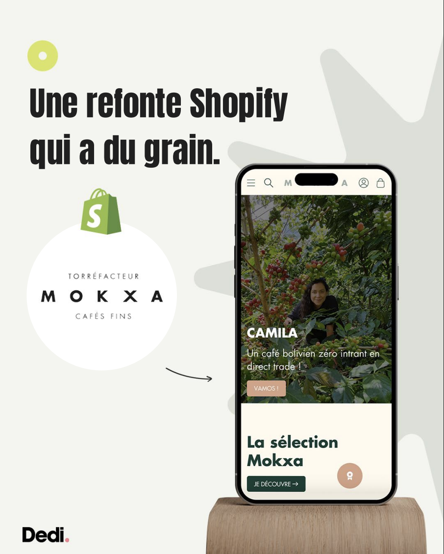 Illustration du projet Refonte e-commerce Café Mokxa sous Shopify