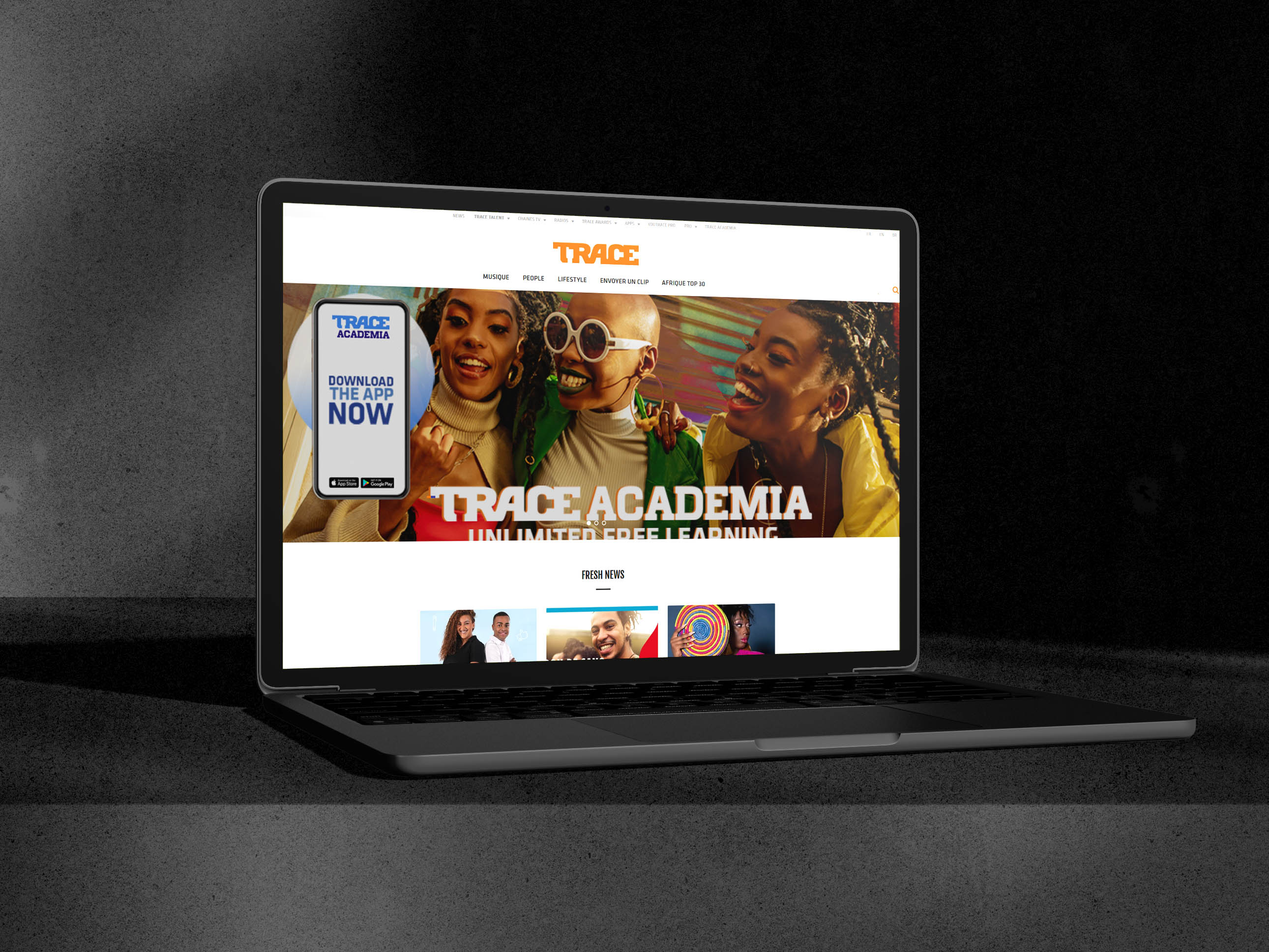 Illustration du projet Plateforme d'apprentissage en ligne Trace Academia