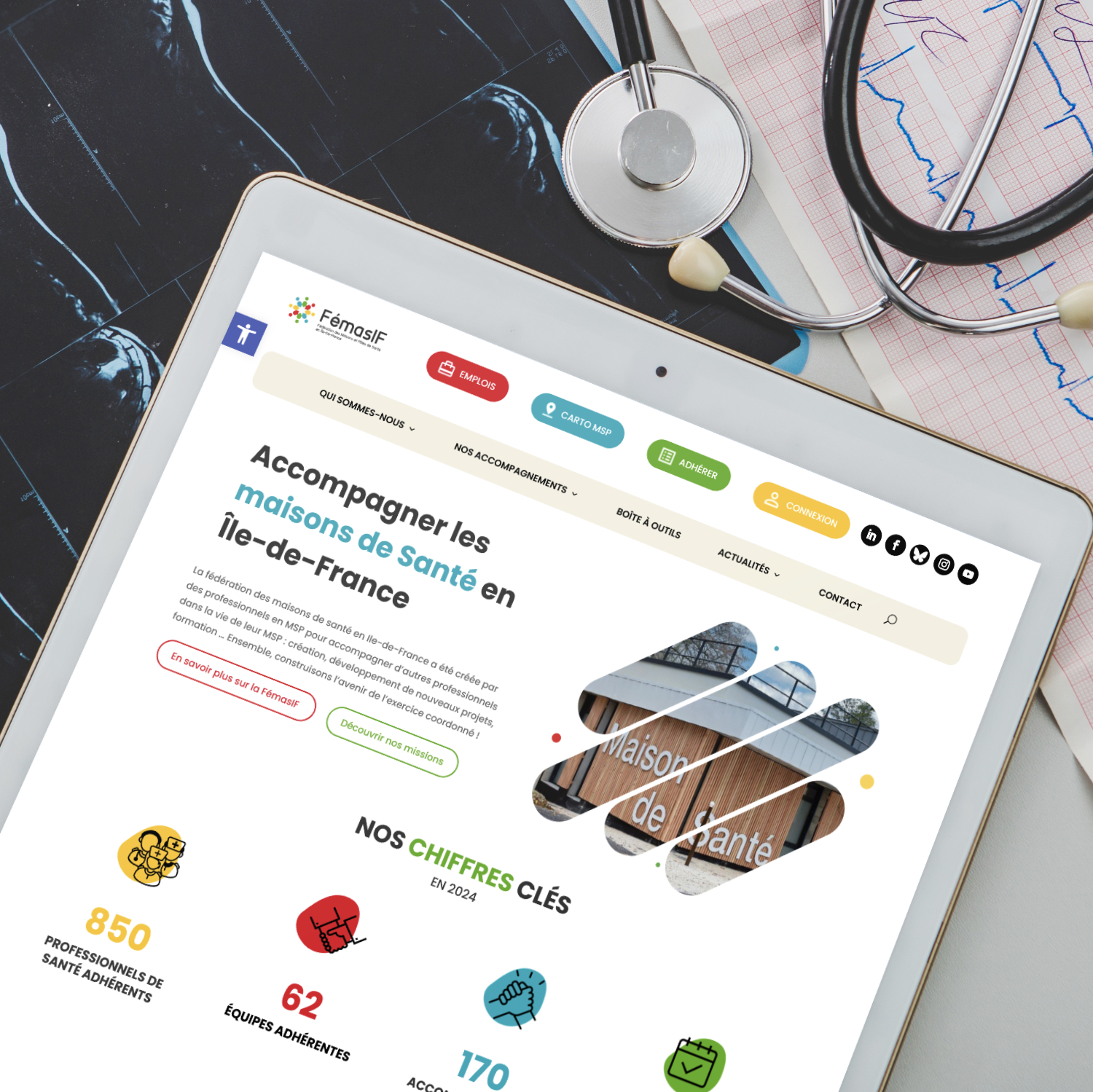 Illustration du projet Fémasif – Webdesign