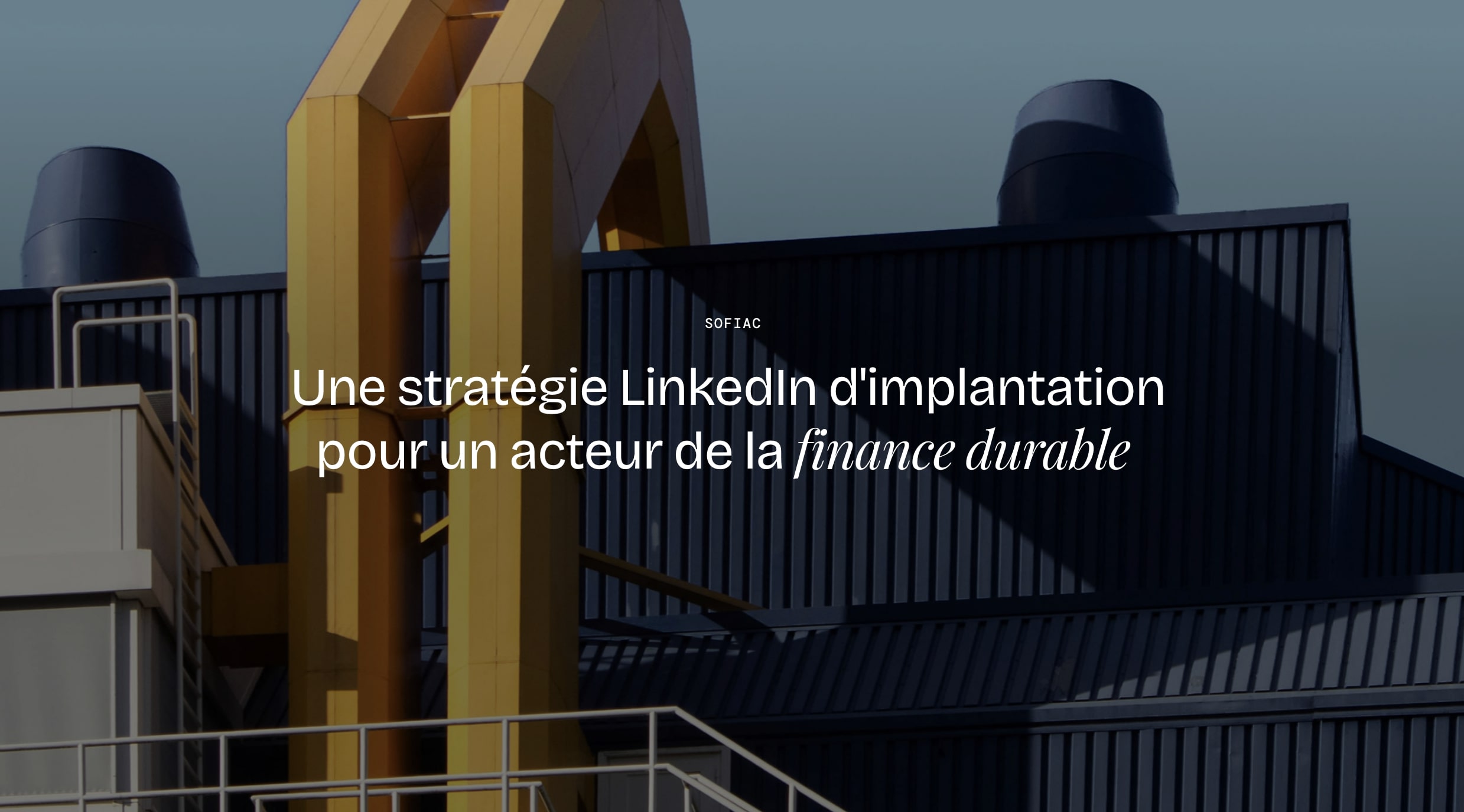 Illustration du projet Sofiac | Lancement en France