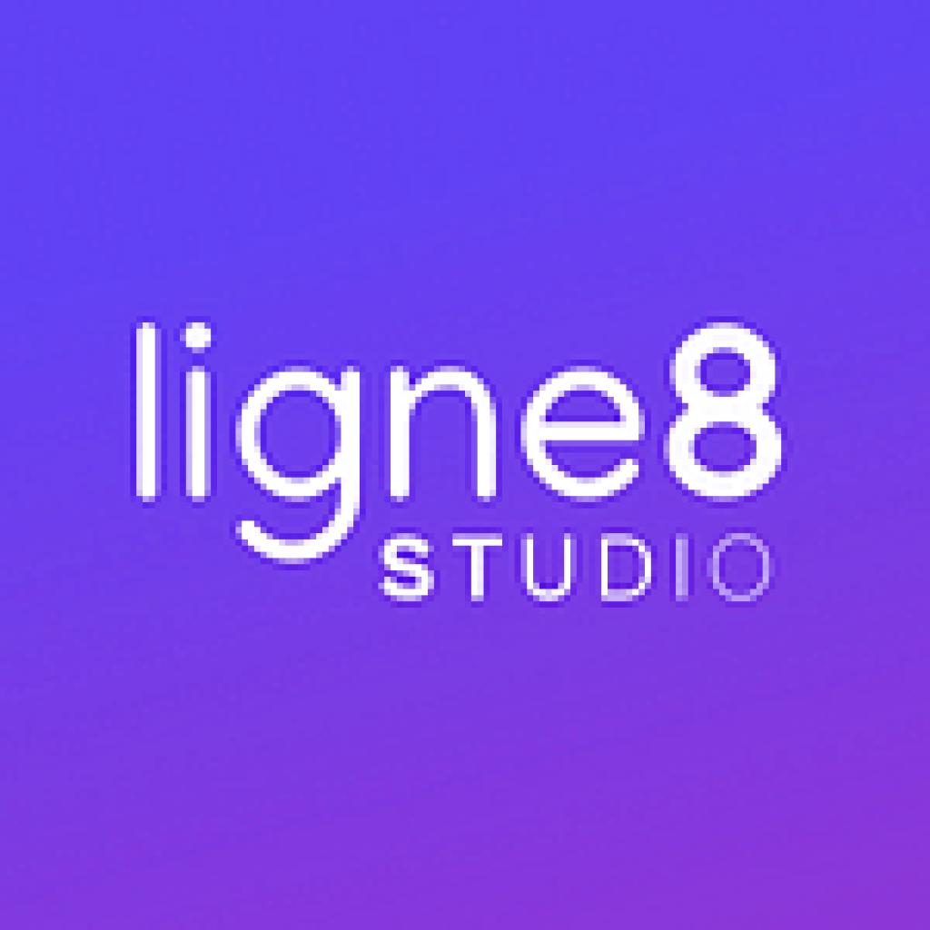 Logo agence ligne8 Studio
