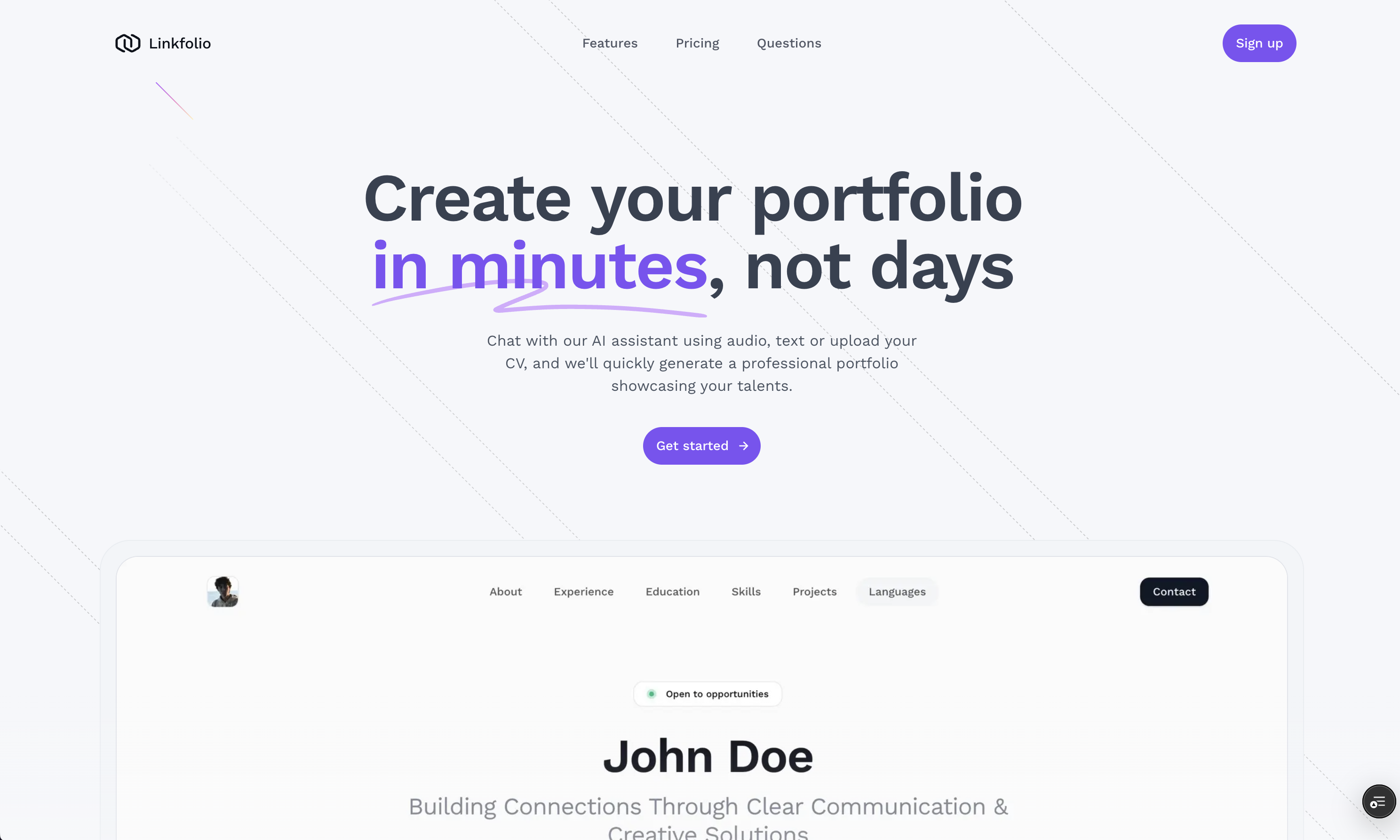 Illustration du projet Linkfolio