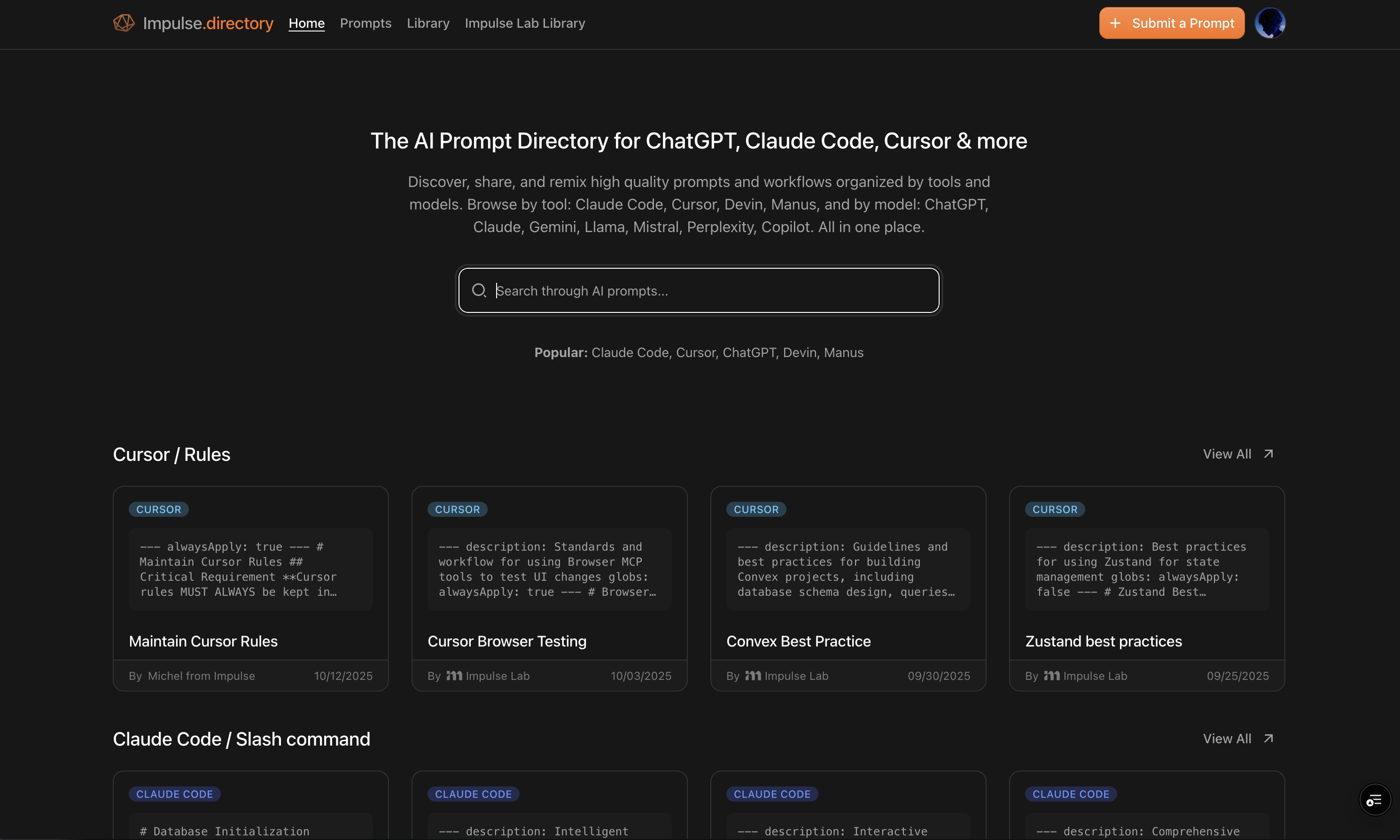 Illustration du projet Impulse Directory