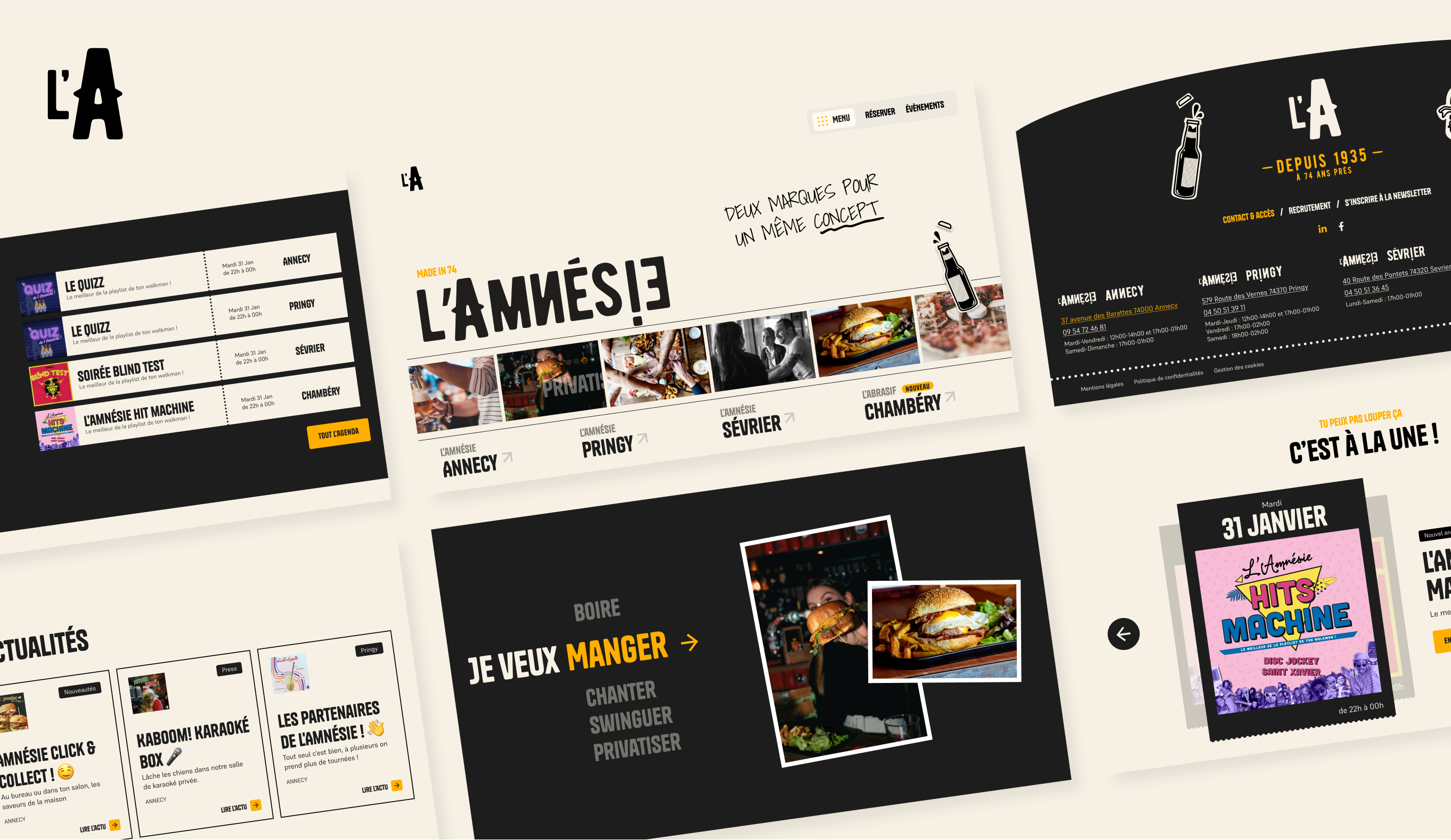 Illustration du projet Refonte du site et Acquisition - Restaurants/Pubs