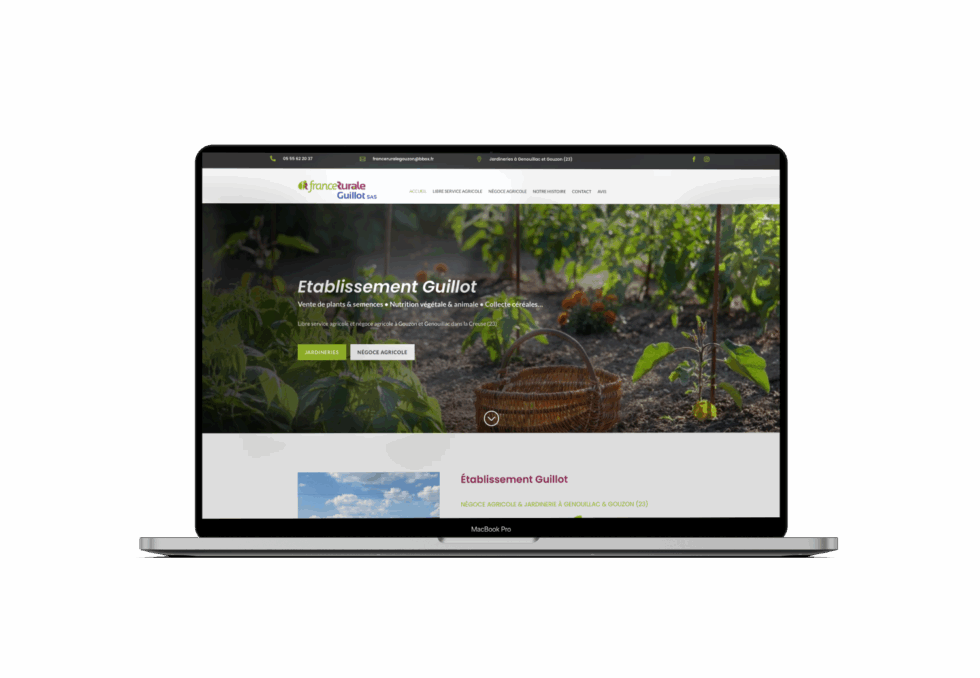 Illustration du projet Refonte site internet Guillot – Se libérer d’un abonnement trop coûteux