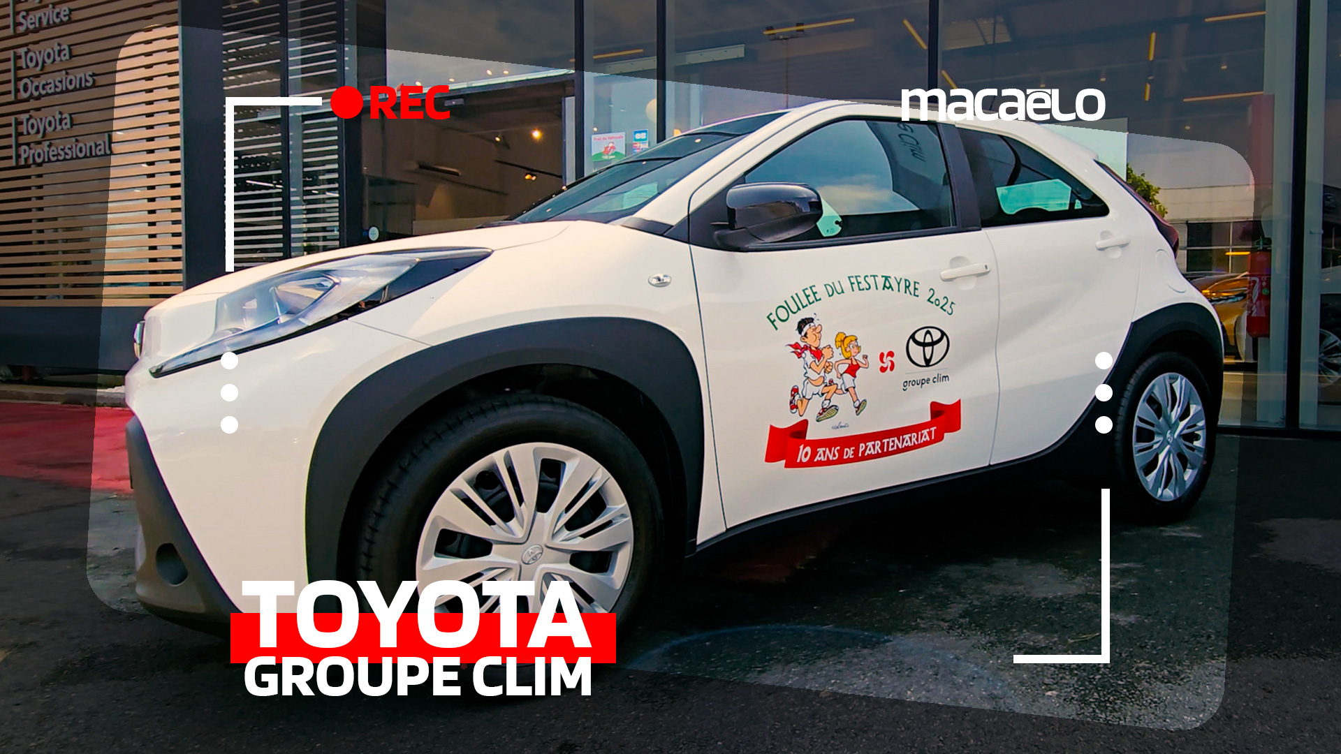Illustration du projet LA FOULÉE DU FESTAYRE 2025 | Zoom Partenaire : TOYOTA // GROUPE CLIM
