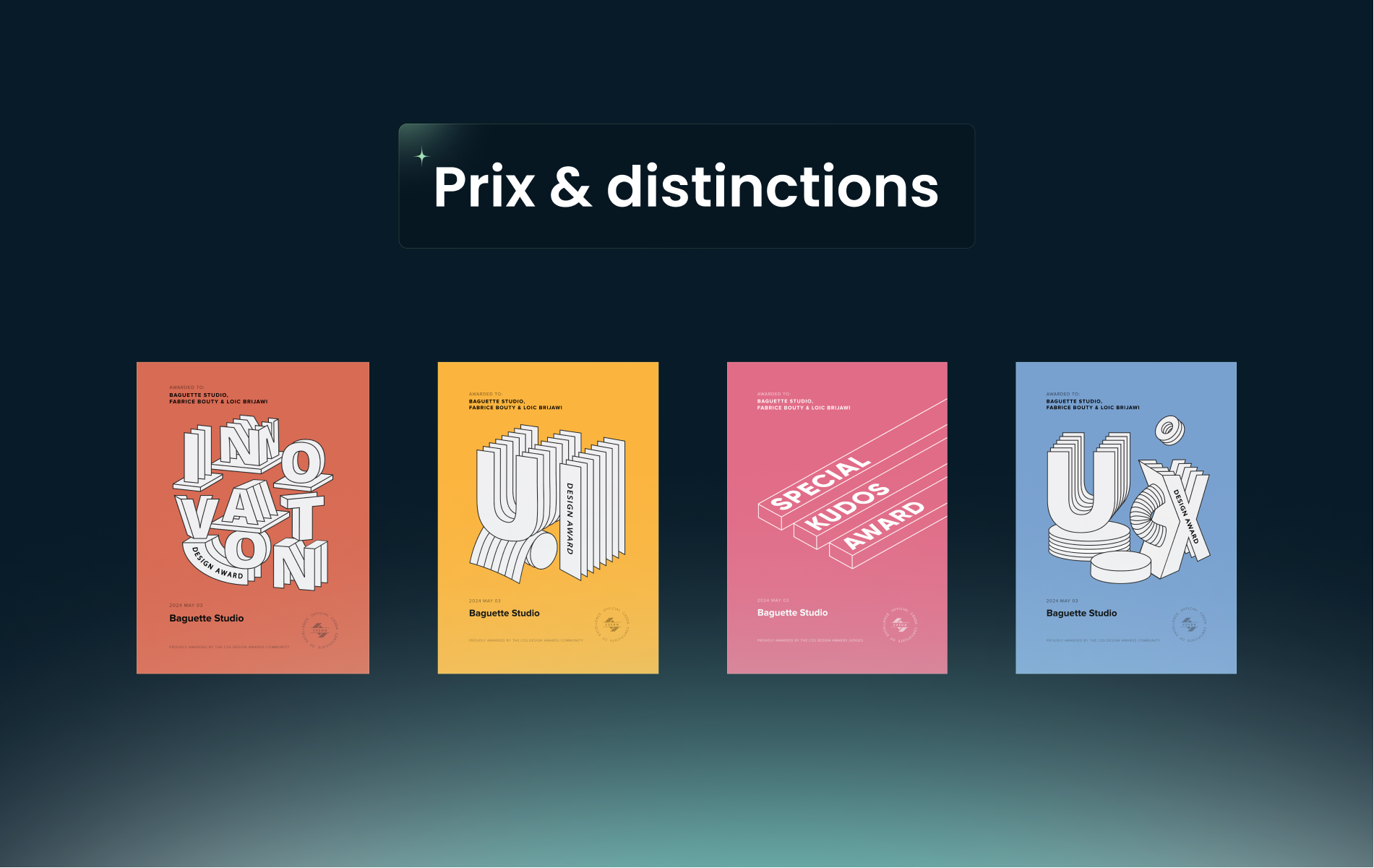 Illustration du projet Prix et Distinctions