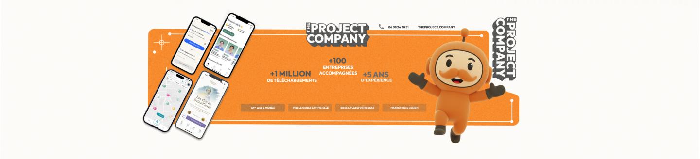 Bannière agence The Project Company